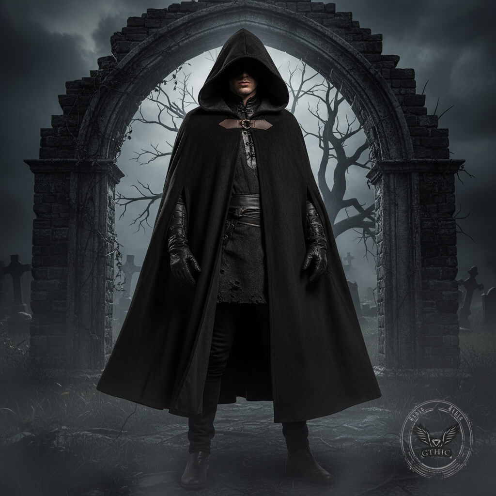 Medieval Retro Warrior Cosplay Halloween Costume Cloak | Gthic.com