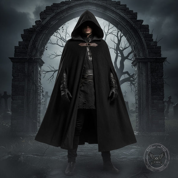 Medieval Retro Warrior Cosplay Halloween Costume Cloak | Gthic.com