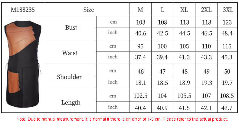 Medieval Round Neck Sleeveless Side Tie Costume