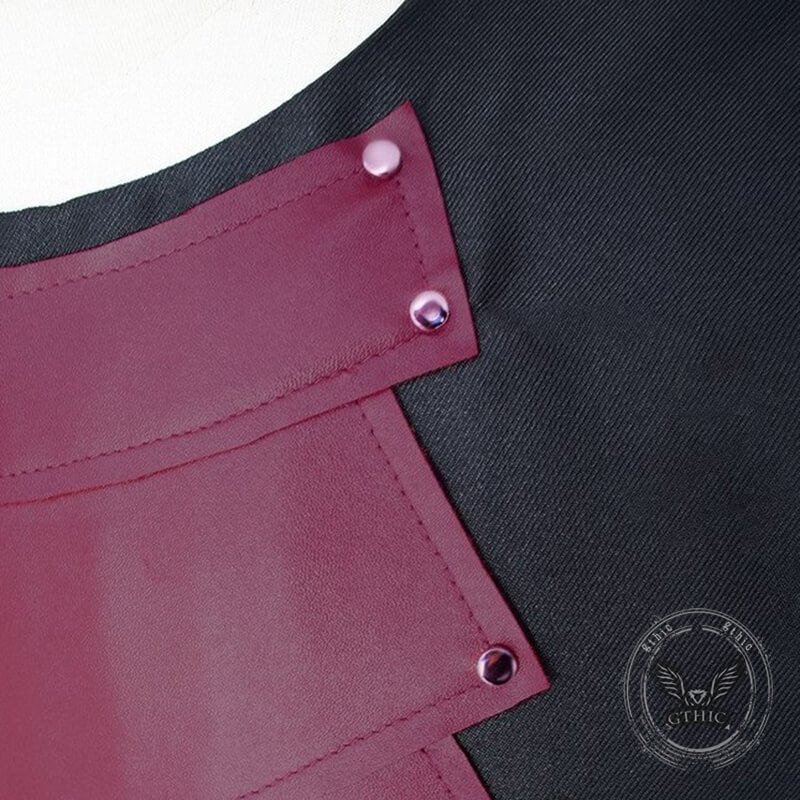 Medieval Round Neck Sleeveless Side Tie Costume | Gthic.com