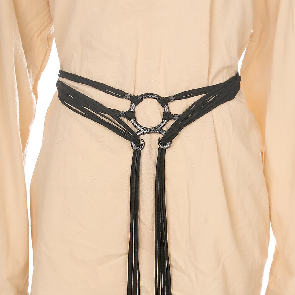 Medieval Sleeveless Hooded Viking Tunic Costume