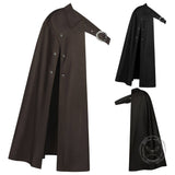 Medieval Steampunk Long One-Shoulder Cloak | Gthic.com