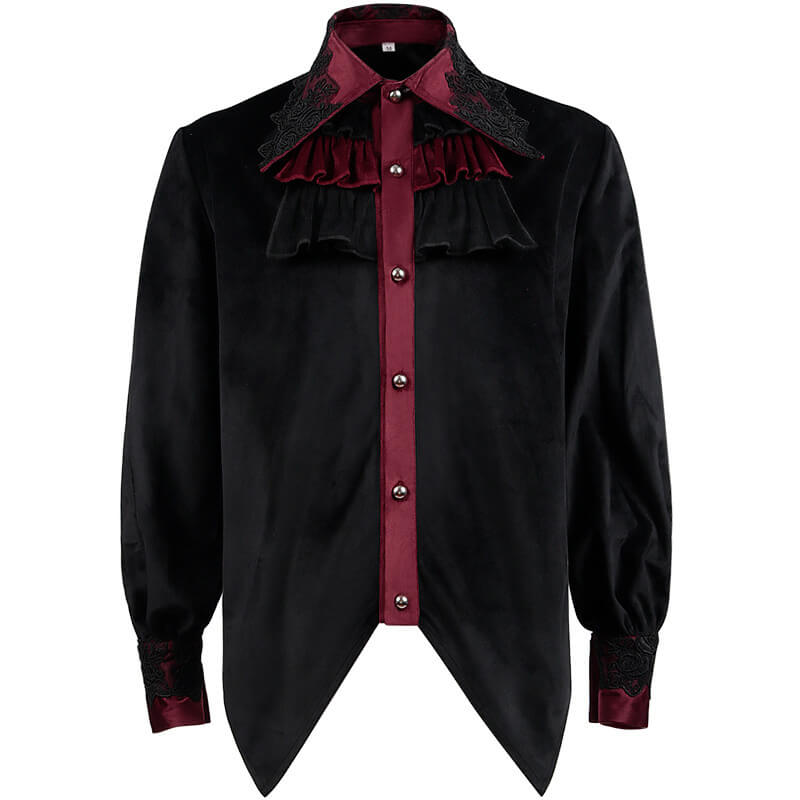 Medieval Vampire Ruffled Gothic Shirt – GTHIC