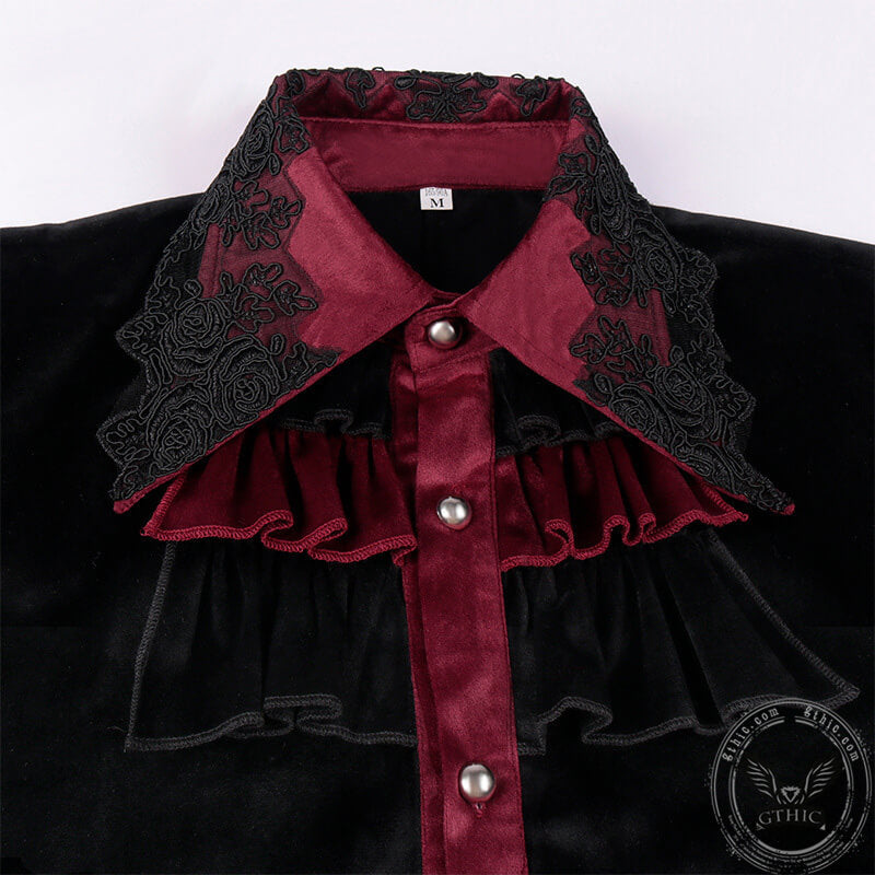 Medieval Vampire Ruffled Gothic Shirt | Gthic.com