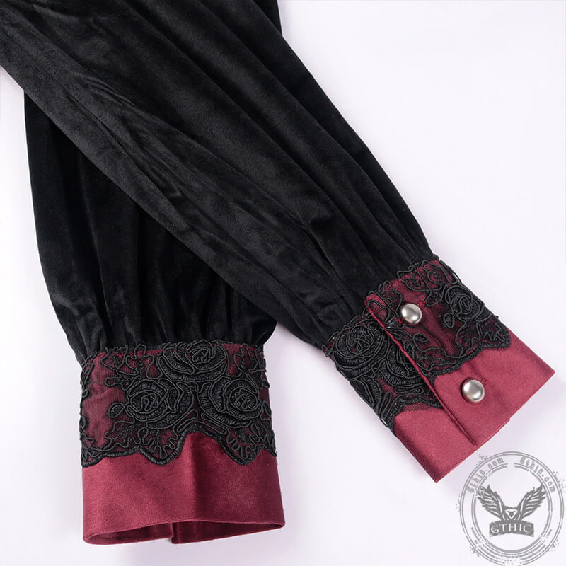 Medieval Vampire Ruffled Gothic Shirt – GTHIC