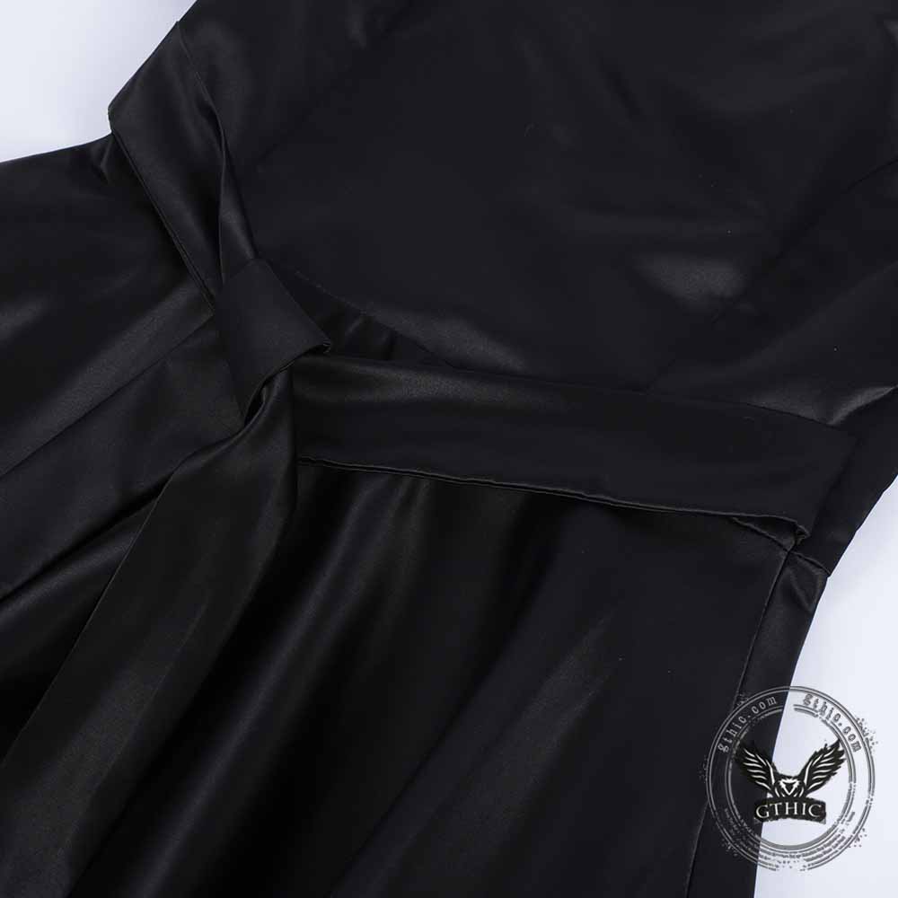 Medieval Witch Halloween Hooded Dress