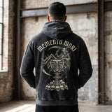 Memento Mori Grim Reaper Vintage Washed Hoodie | Gthic.com