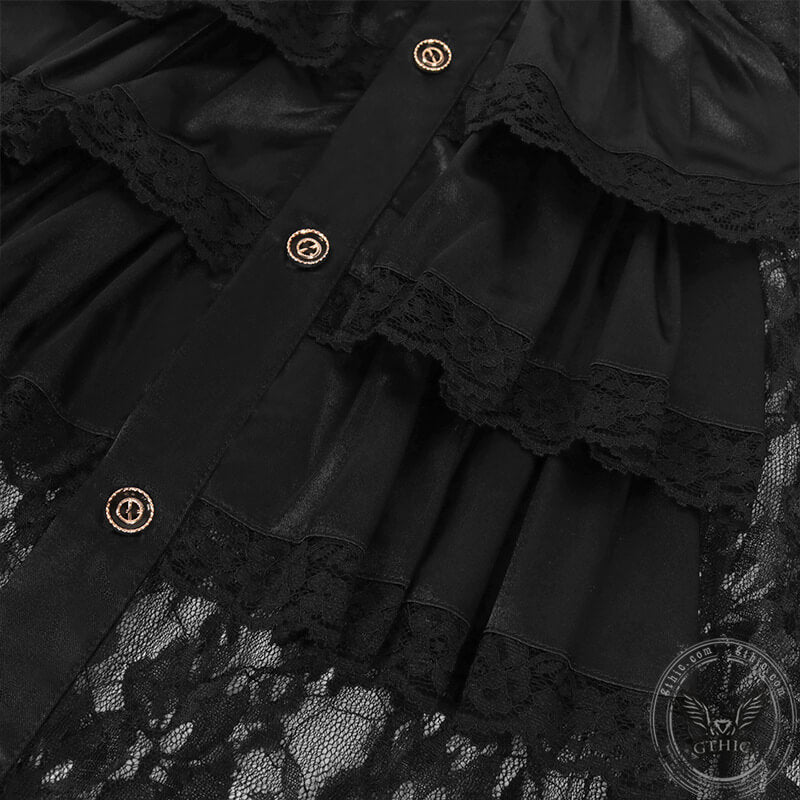 Men's Medieval Mesh Gothic Shirt