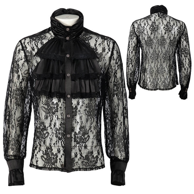 Men's Medieval Mesh Gothic Shirt | Gthic.com