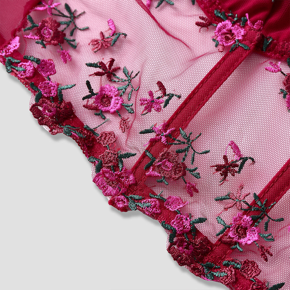 Top corto halter de poliéster sin espalda en forma de mariposa