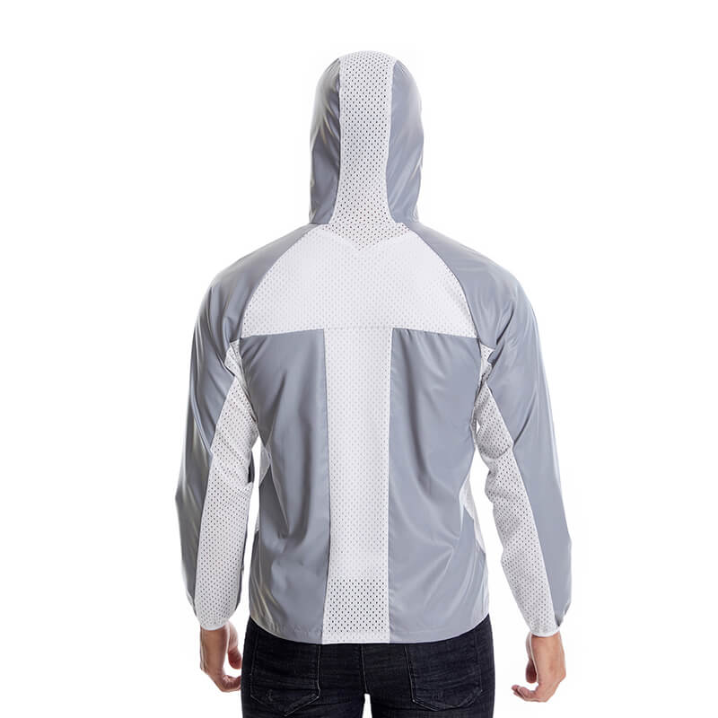 Mesh Patchwork Reflective Sports Jacket | Gthic.com