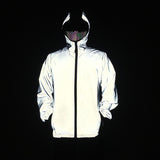 Mesh Patchwork Reflective Sports Jacket | Gthic.com