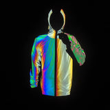 Mesh Patchwork Reflective Sports Jacket | Gthic.com
