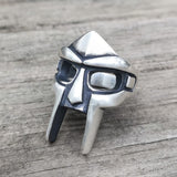 MF DOOM Mask Sterling Silver Ring | Gthic.com