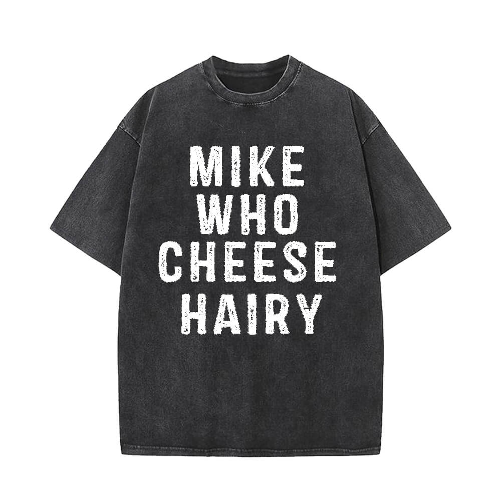 Mike Cheese Hairy Vintage Washed T-shirt Vest Top | Gthic.com