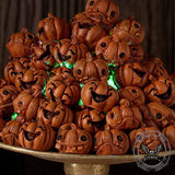 Mini Pumpkin & Skull Set Halloween Resin Figurine
