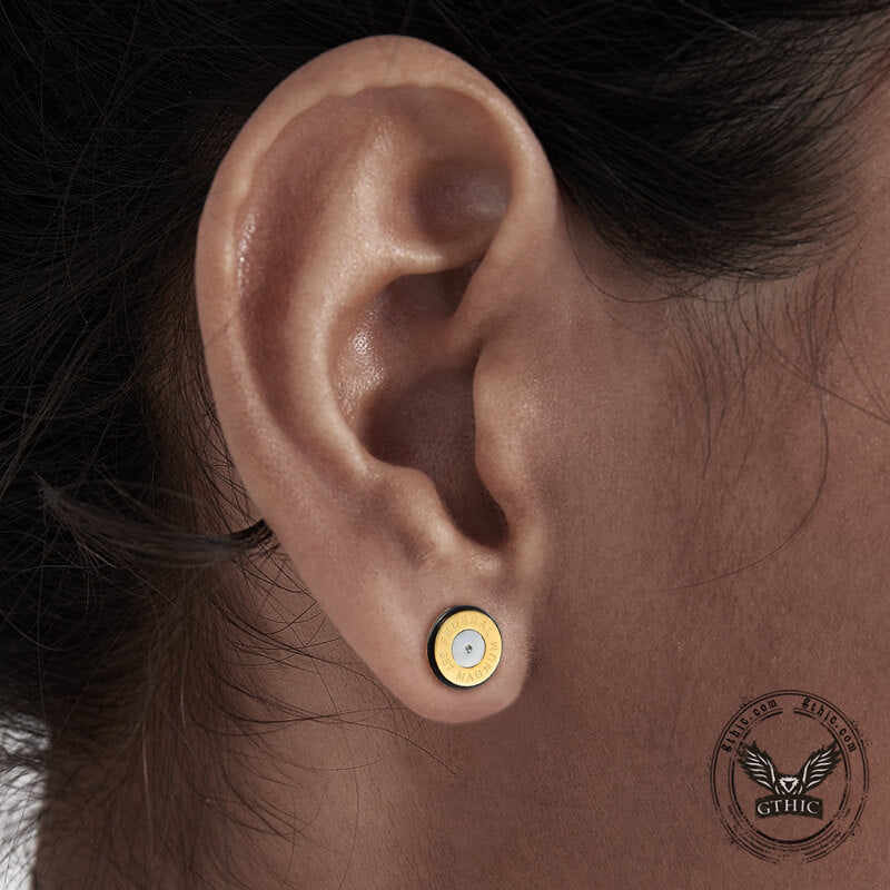 Minimalism Round Stainless Steel Ear Gauge | Gthic.com