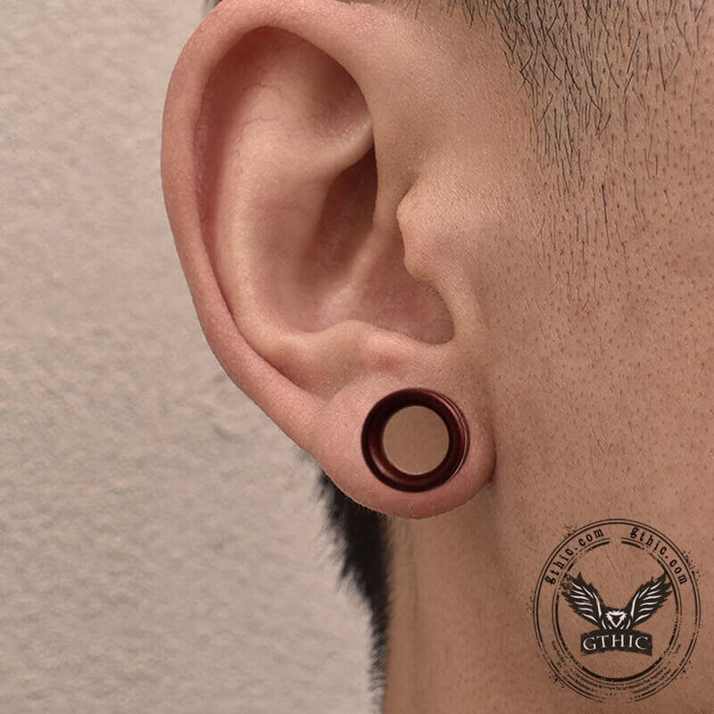 Minimalism Wood Tunnel Ear Gauges