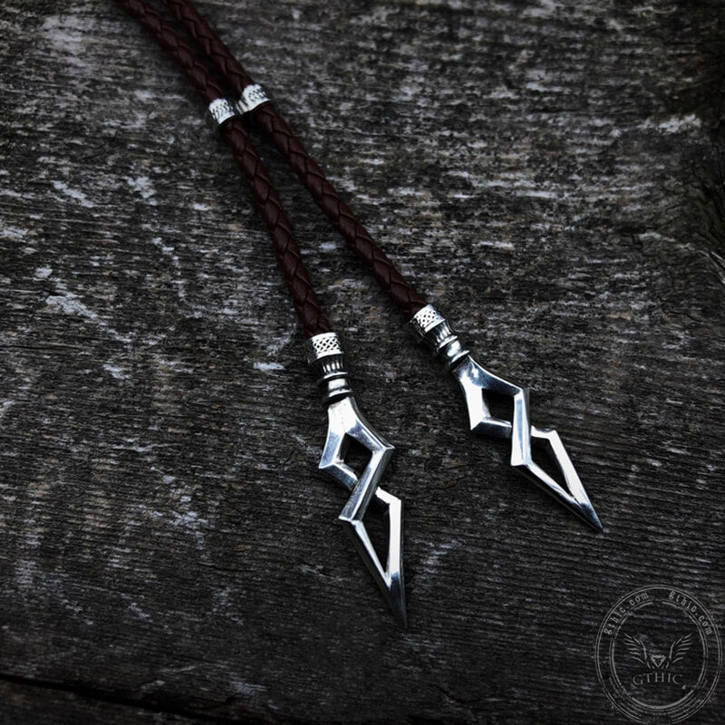 Minimalist Arrowhead Sterling Silver Bolo Tie