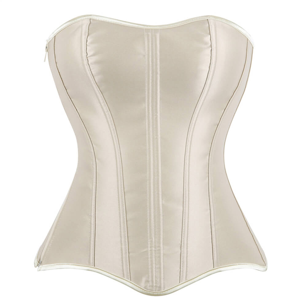 Top corsé con cuello halter y cordones vintage