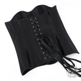 Minimalist Palace-Style Zippered Waist-Cinching Corset