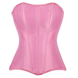 Minimalist Palace-Style Zippered Waist-Cinching Corset