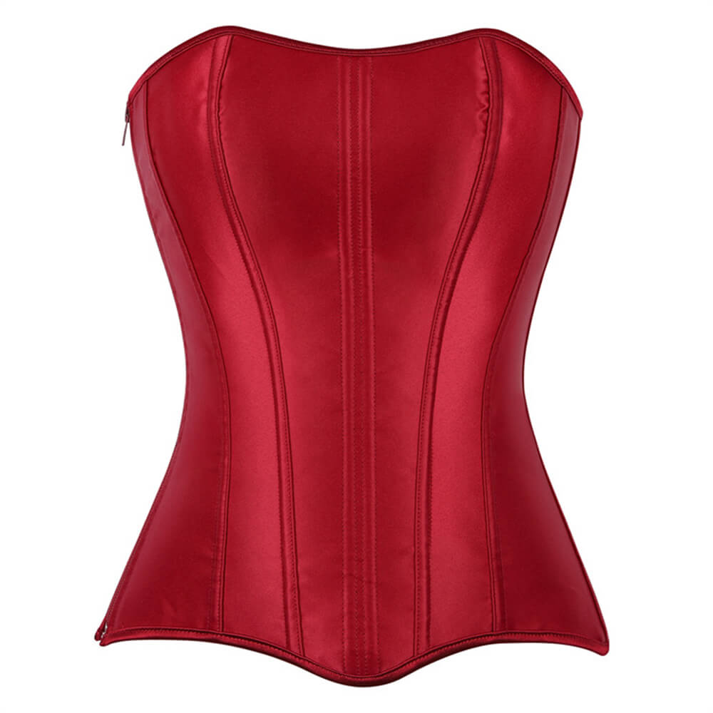 Minimalist Palace-Style Zippered Waist-Cinching Corset | Gthic.com