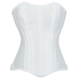 Minimalist Palace-Style Zippered Waist-Cinching Corset