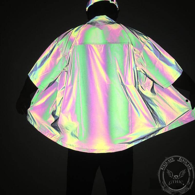 Minimalist Reflective Polyester Shirt | Gthic.com