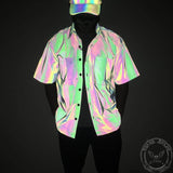 Minimalist Reflective Polyester Shirt | Gthic.com