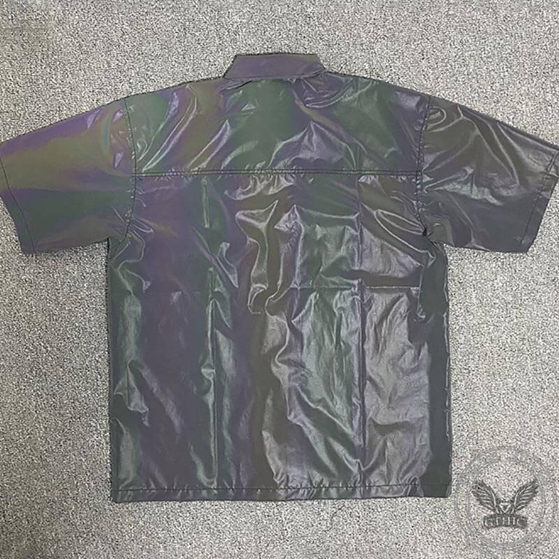 Minimalist Reflective Polyester Shirt | Gthic.com