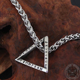 Mobius Strip Runes Stainless Steel Viking Pendant | Gthic.com