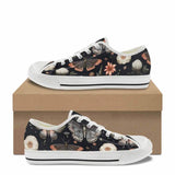 Moth And Butterfly Print Canvas Shoes | Gthic.com