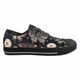 Moth And Butterfly Print Canvas Shoes | Gthic.com