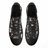 Moth And Butterfly Print Canvas Shoes | Gthic.com