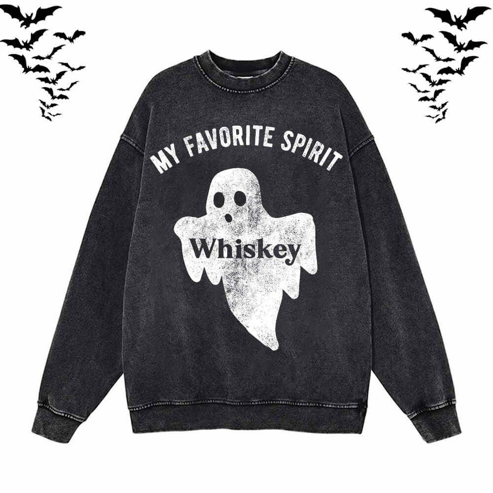 My Favorite Spirit Whiskey Ghost Hoodie Sweatshirt | Gthic.com