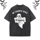 My Favorite Spirit Whiskey Ghost T-shirt Vest Top | Gthic.com