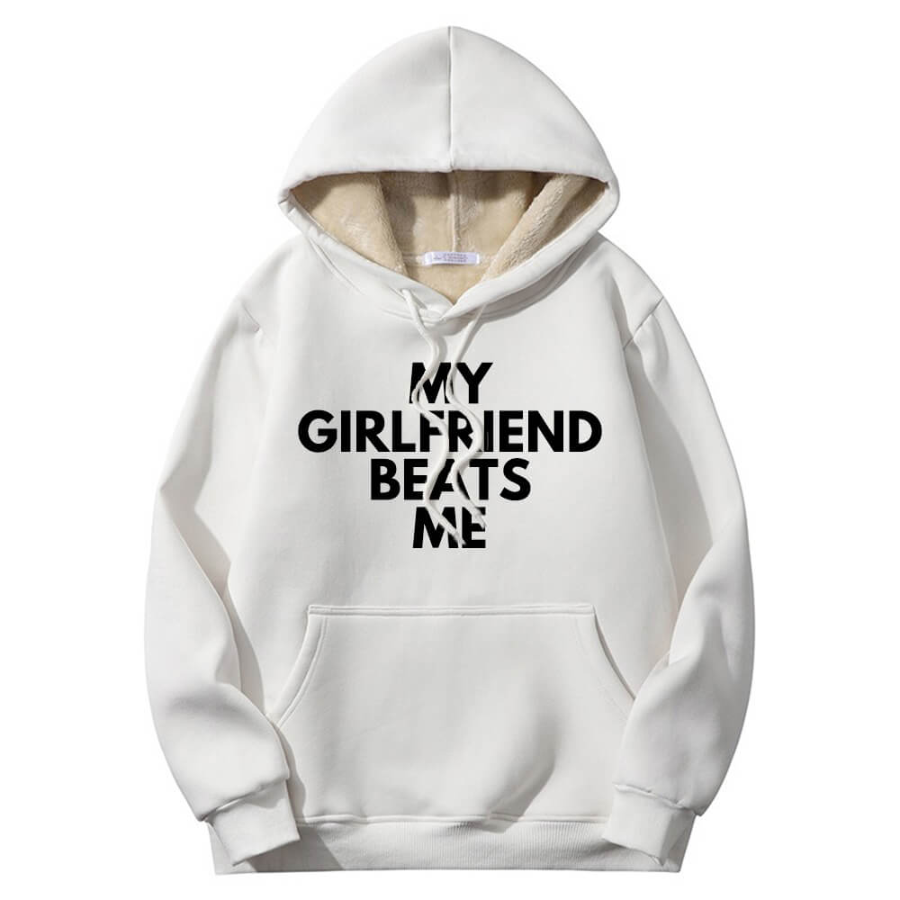 My Girlfriend Beats Crew Collar Hoodie