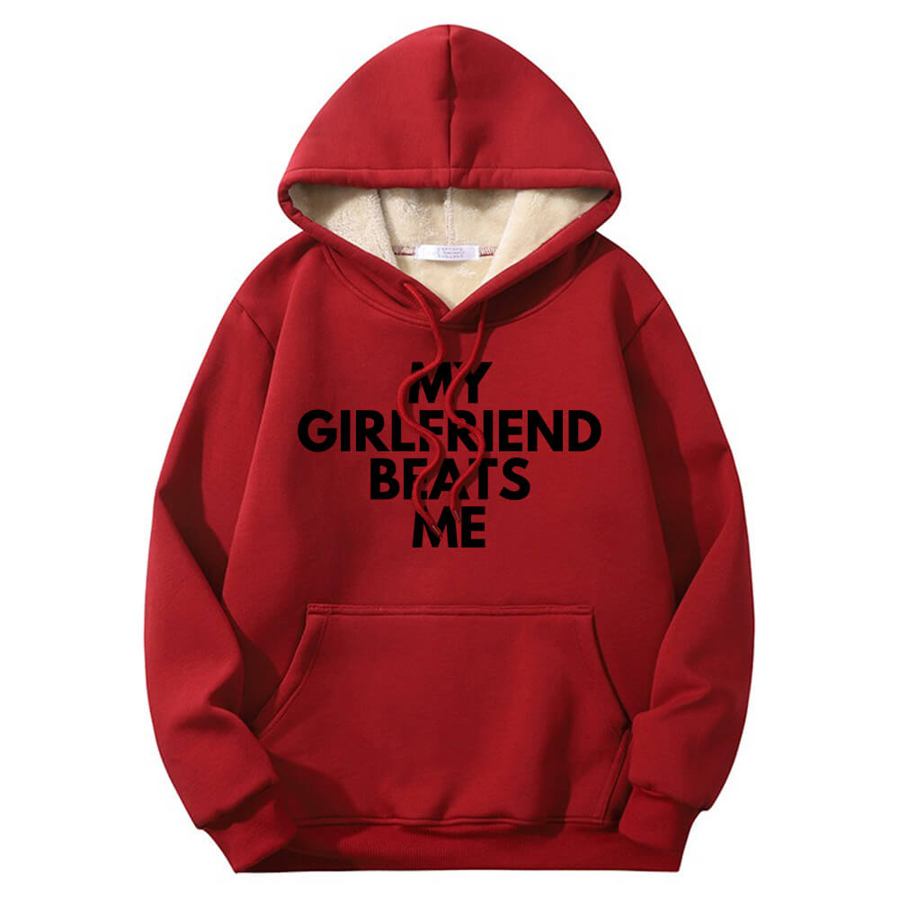 My Girlfriend Beats Crew Collar Hoodie