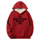 My Girlfriend Beats Crew Collar Hoodie