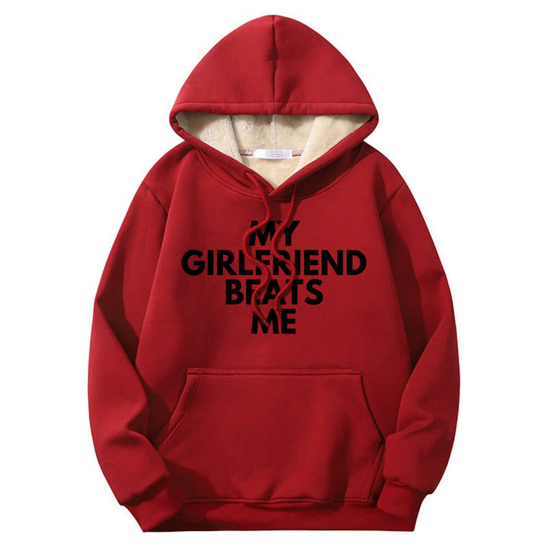 My Girlfriend Beats Crew Collar Hoodie