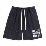 My Life My Rules T-shirt shorts Baseball Hats | Gthic.com