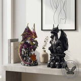 Mythical Dragon Vintage Statue Resin Figurine | Gthic.com