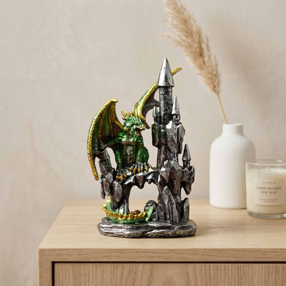 Mythical Dragon Vintage Statue Resin Figurine