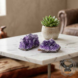 Natural Amethyst Crystal Cluster Home Figurine | Gthic.com