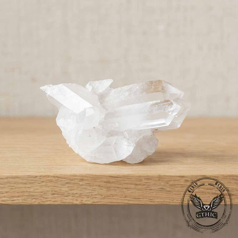 Natural Clear Crystal Cluster Home Decor Figurine