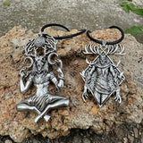 Natural Force Wendigo Skull Alloy Pendant | Gthic.com
