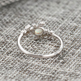 Nature Vine Opal Sterling Silver Ring
