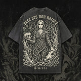 Nece Ars Non Natura Forest Witch Vintage Washed T-shirt | Gthic.com