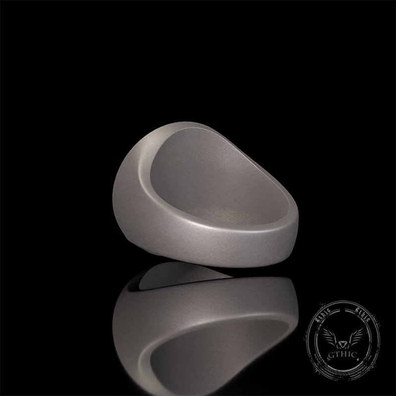 Night Owl Skull Sterling Silver Ring